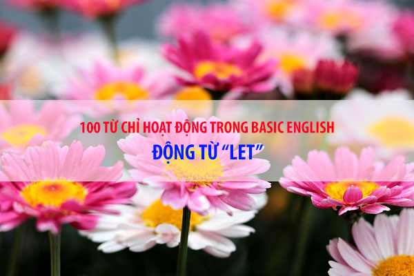 BASIC ENGLISH - 100 từ chỉ sự hoạt động - Động từ LET