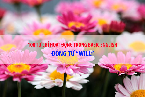 BASIC ENGLISH - 100 từ chỉ sự hoạt động - Động từ WILL