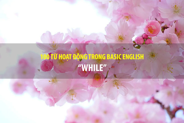 BASIC ENGLISH - 100 TỪ HOẠT ĐỘNG -  WHILE