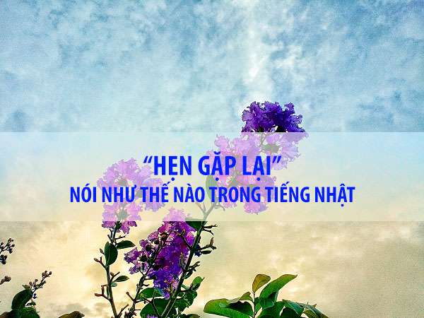 HẸN GẶP LẠI trong tiếng Nhật